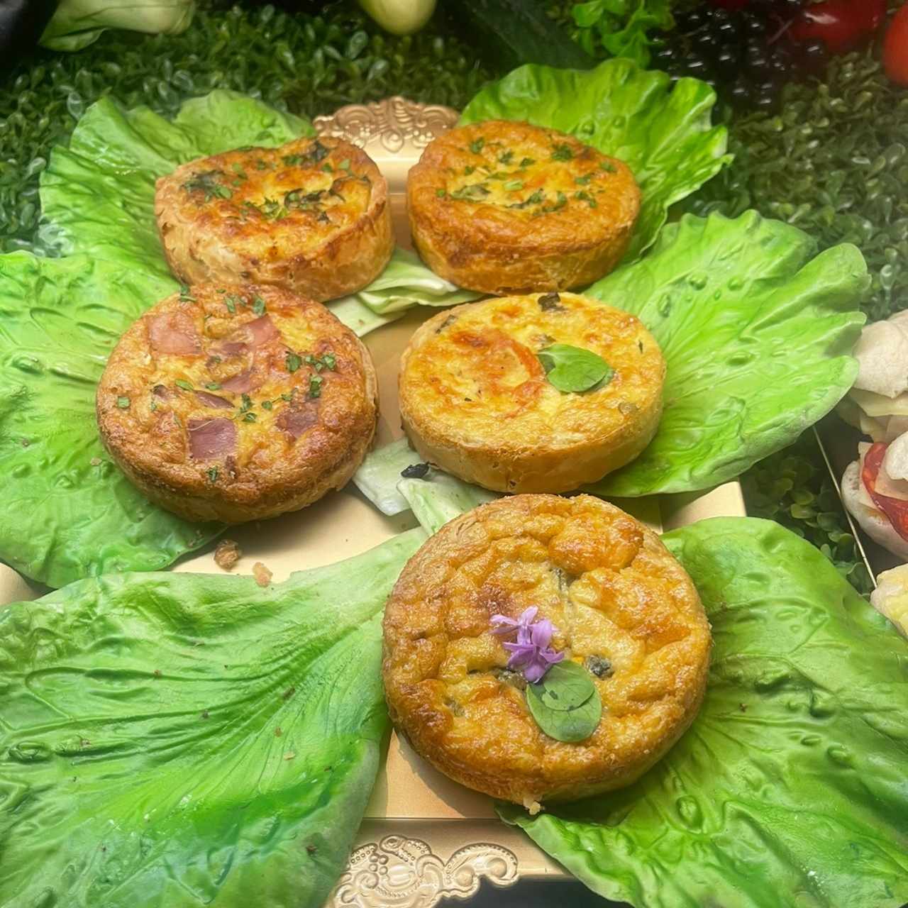 Queso y espinaca 