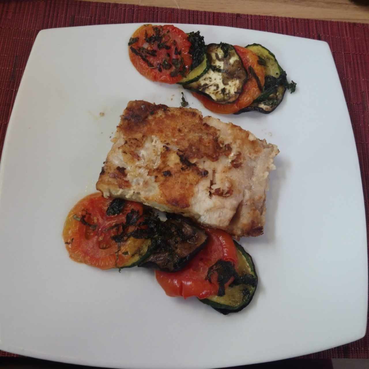 Congrio con verduras