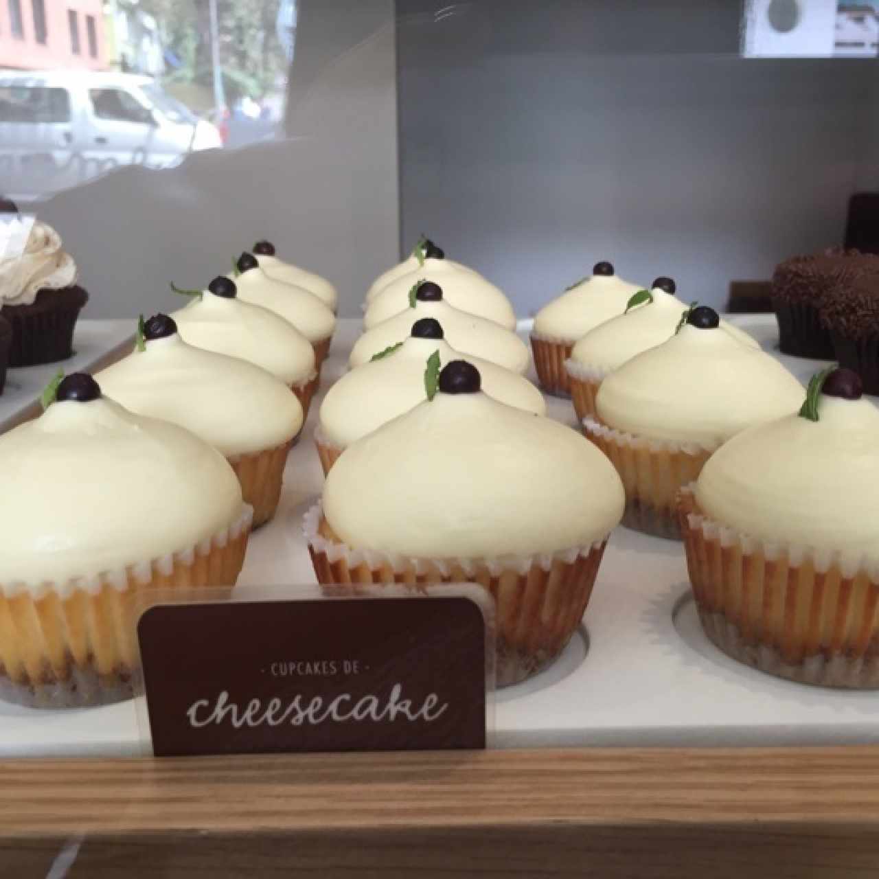 Cupcakes de Cheesecake. 