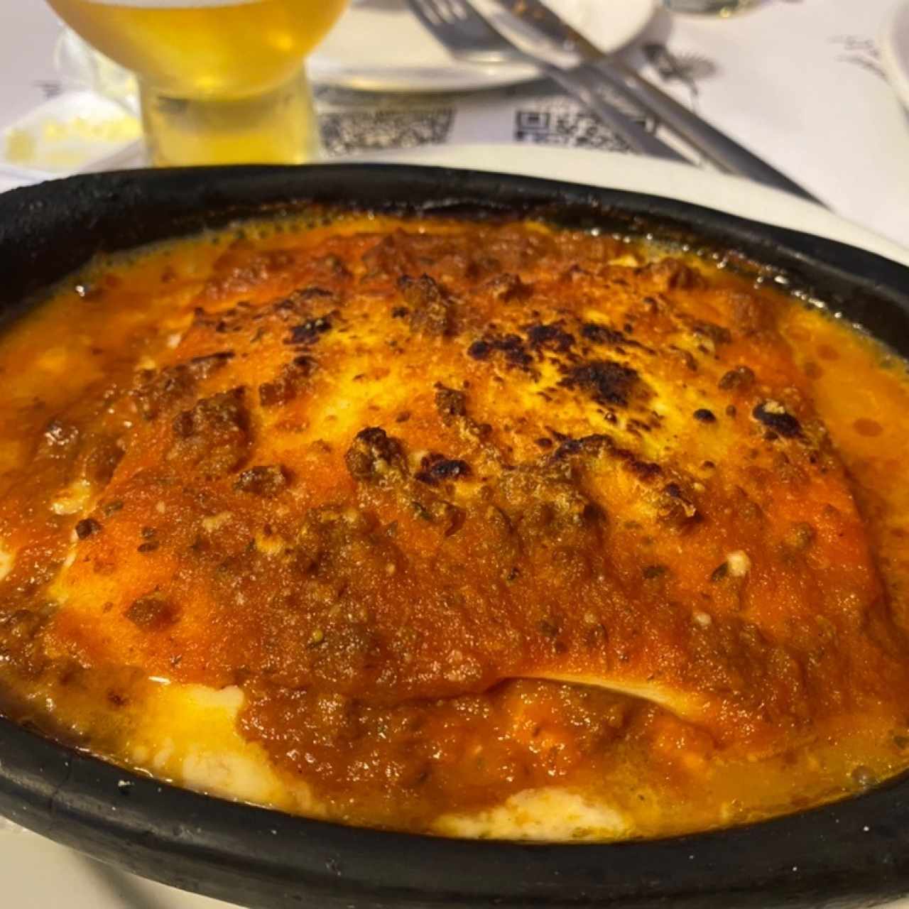 Lasaña de carne 