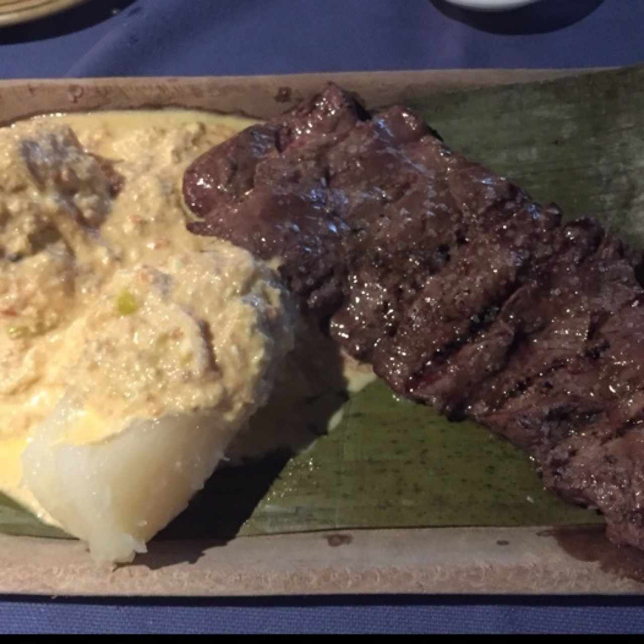 Carne a la fragua (especialidad de la casa)