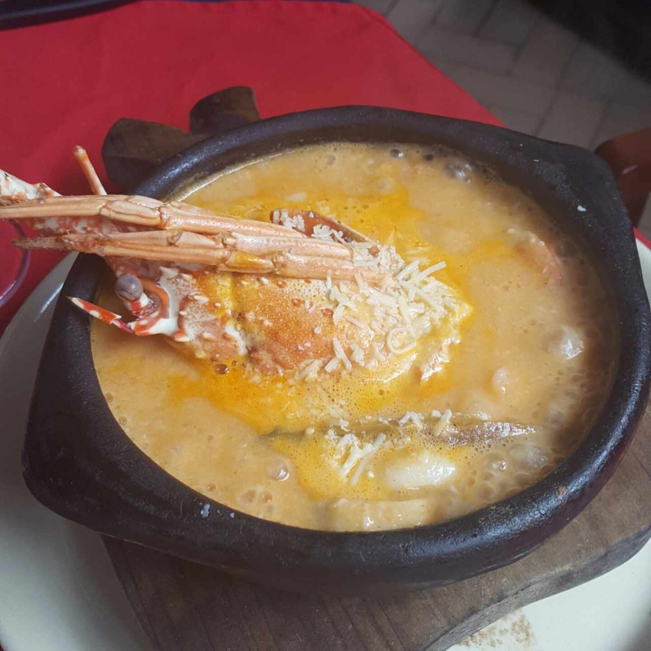 cazuela con langosta 