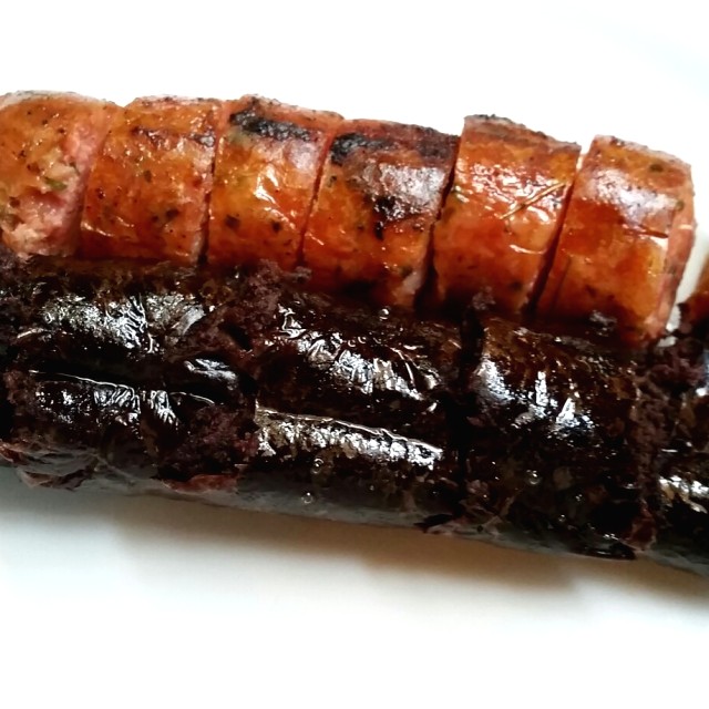Dos grandes amigos: doña Morcilla y don Chorizo.