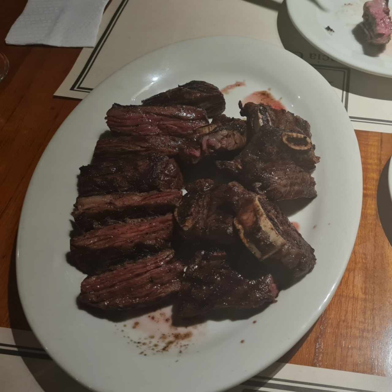 Entraña y asado de tira nacional