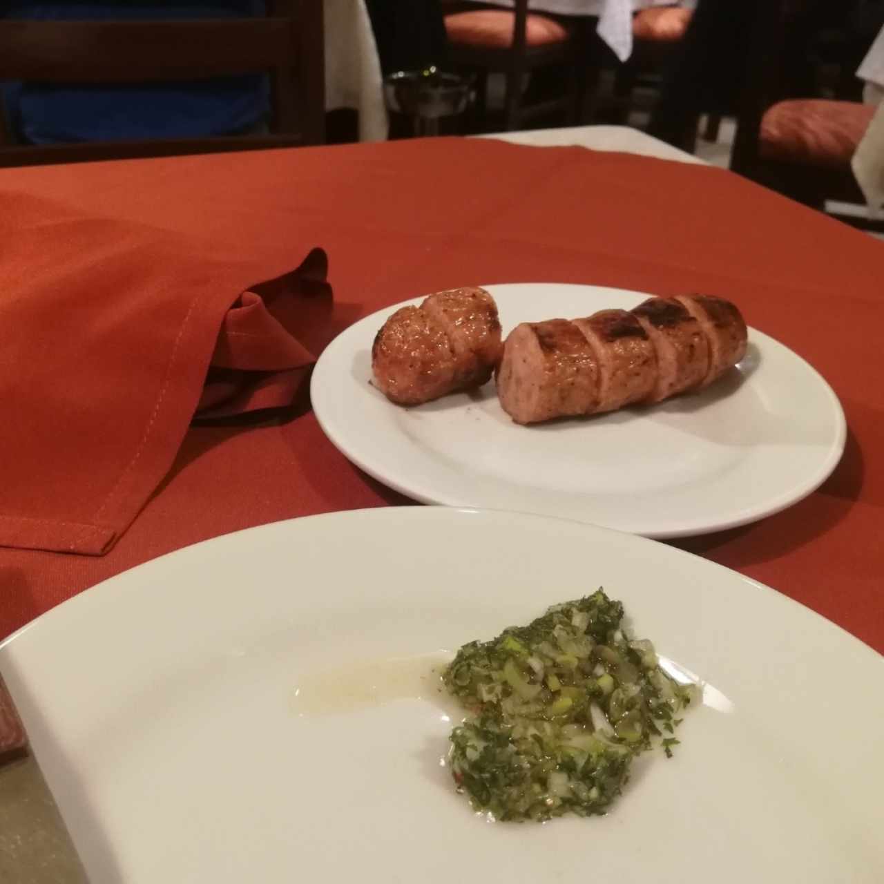 chorizo argentino. entrada