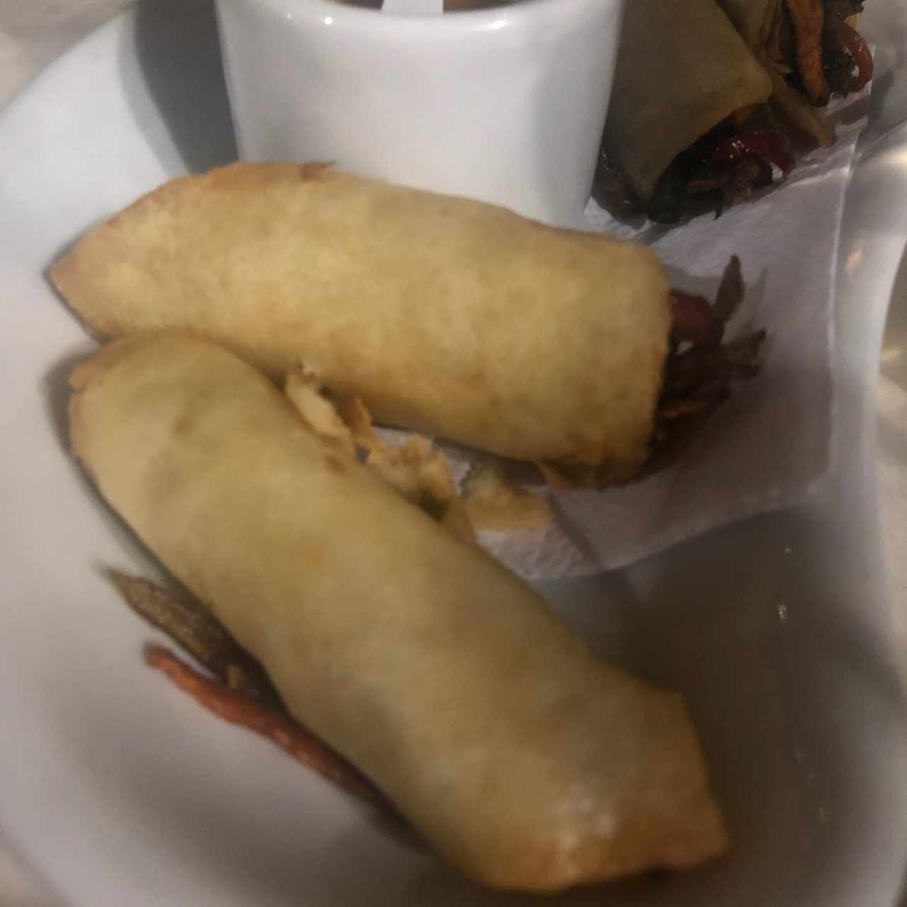 Flautas de vegetales 