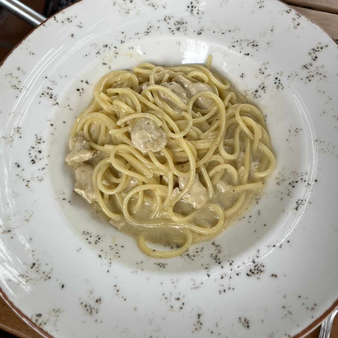 Pasta de pollo