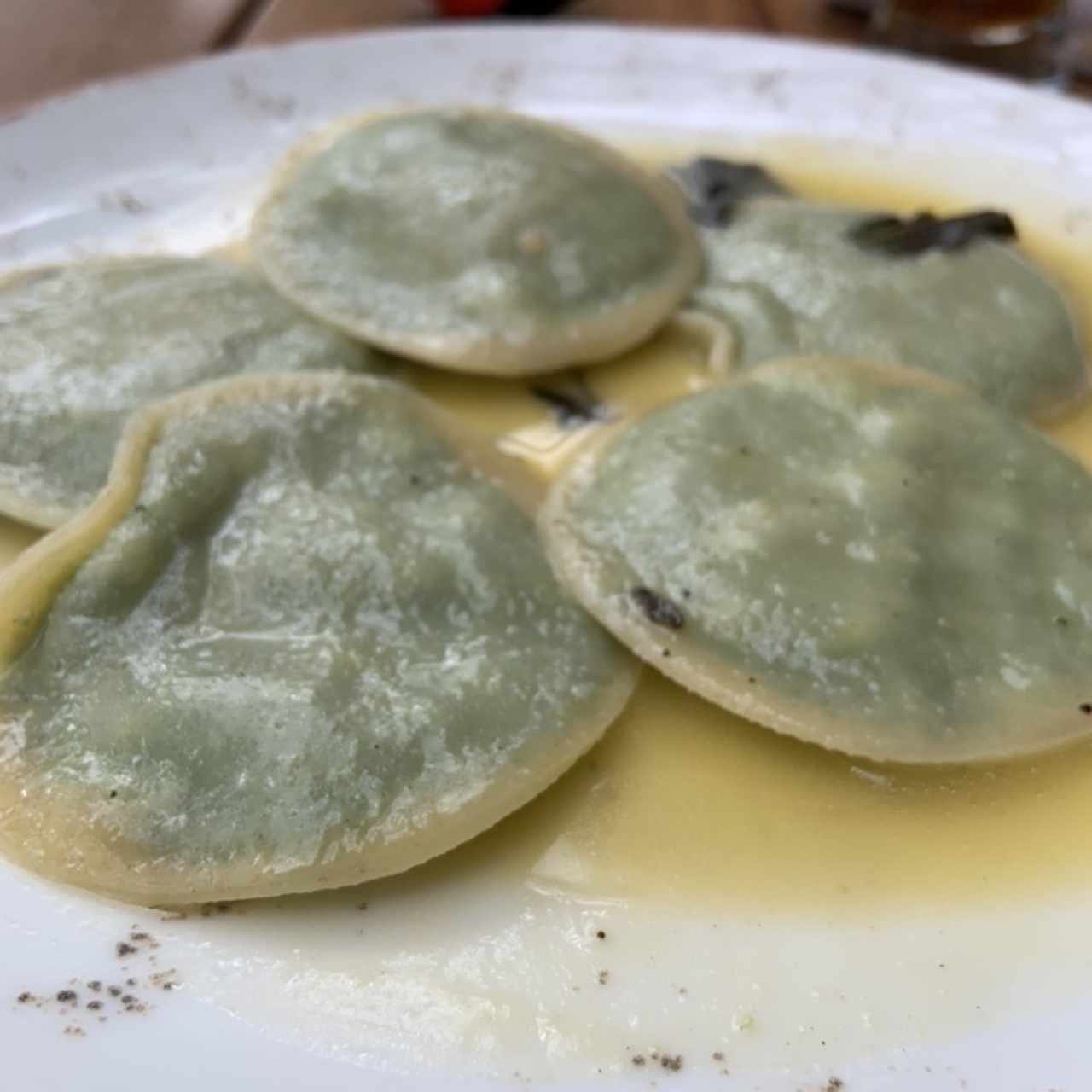 Raviolis ricota y espinaca 