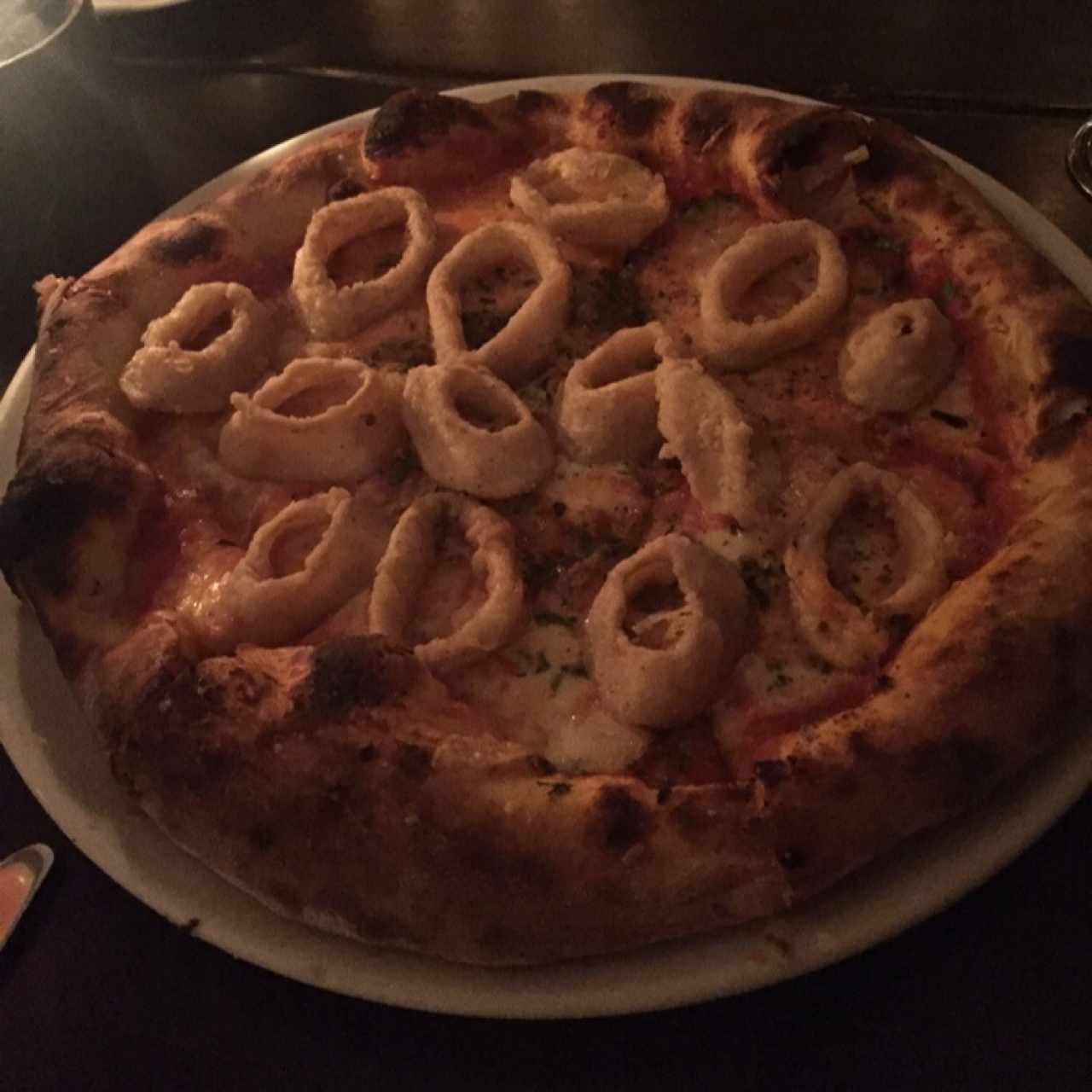 Pizza de Calamares Apanados