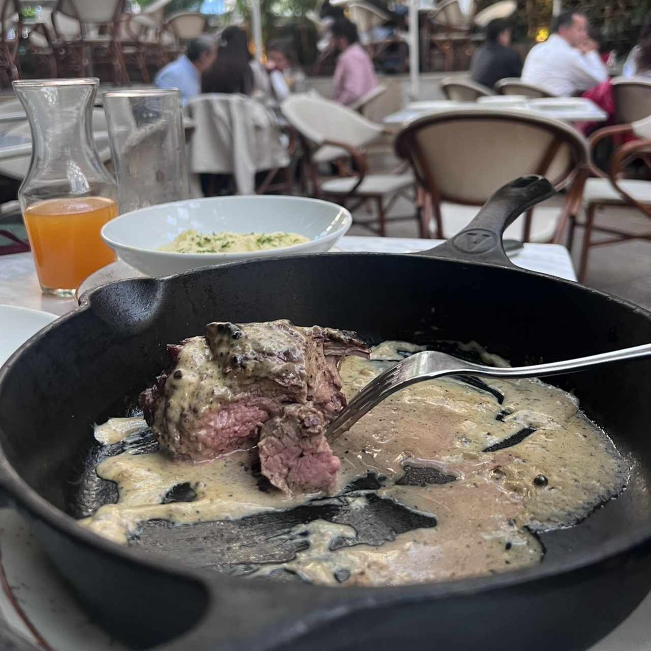 Lomo queso azul 