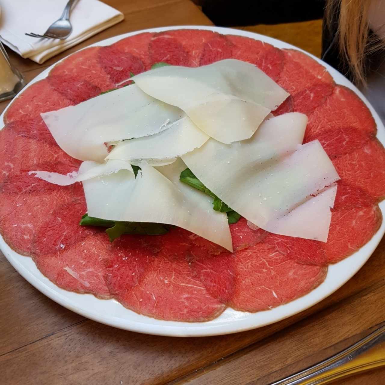 carpaccio de res 