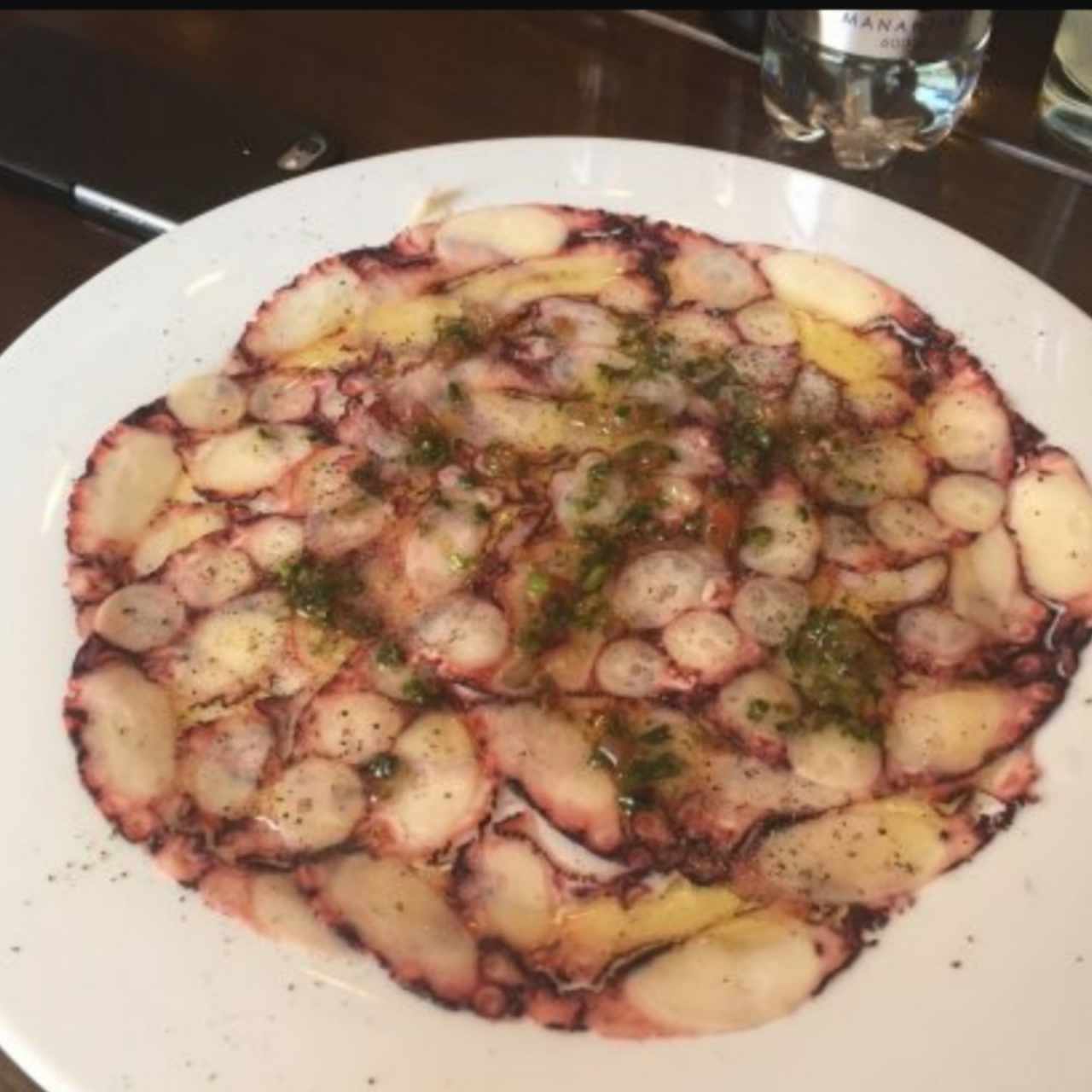 Carpaccio de Pulpo