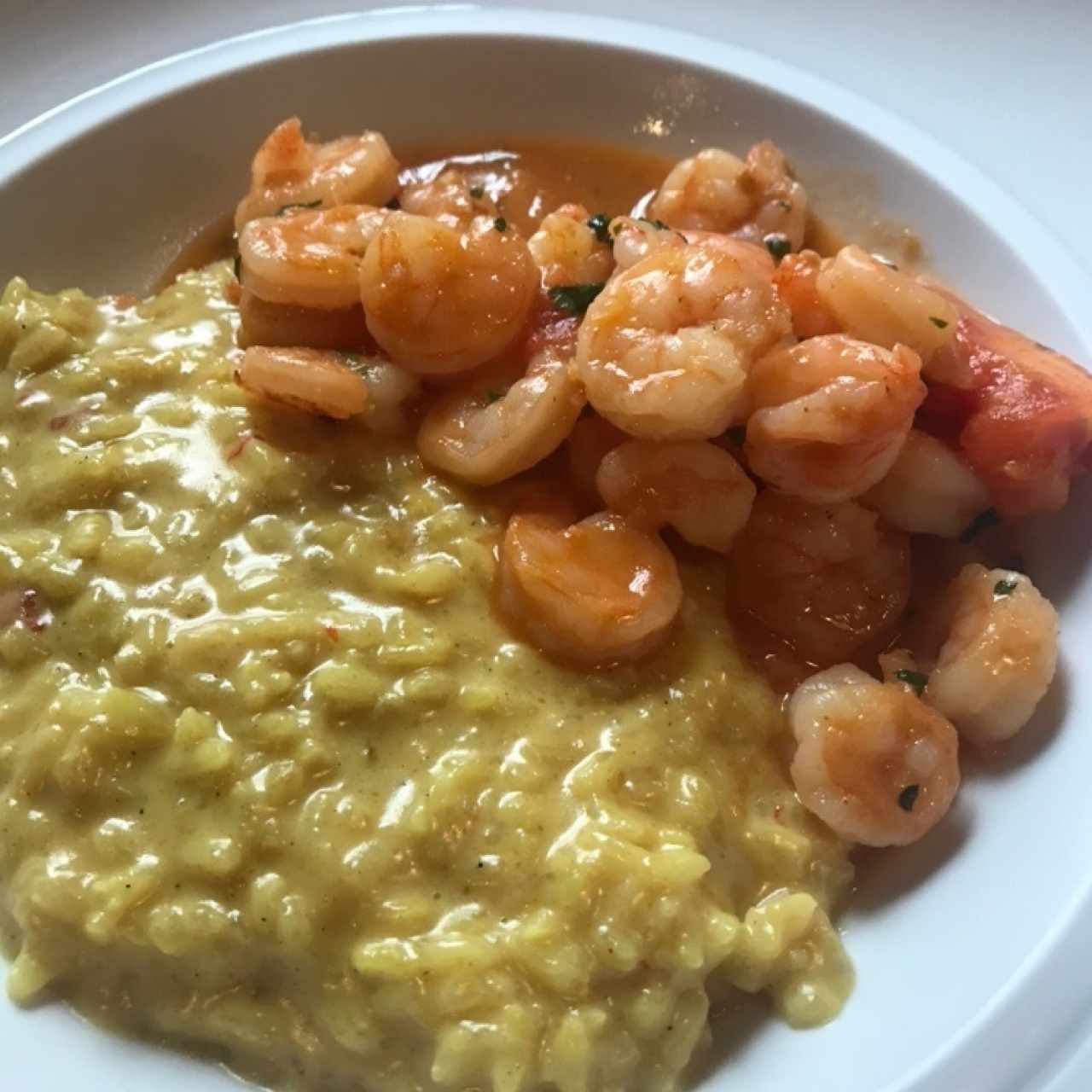 Camarones salteados