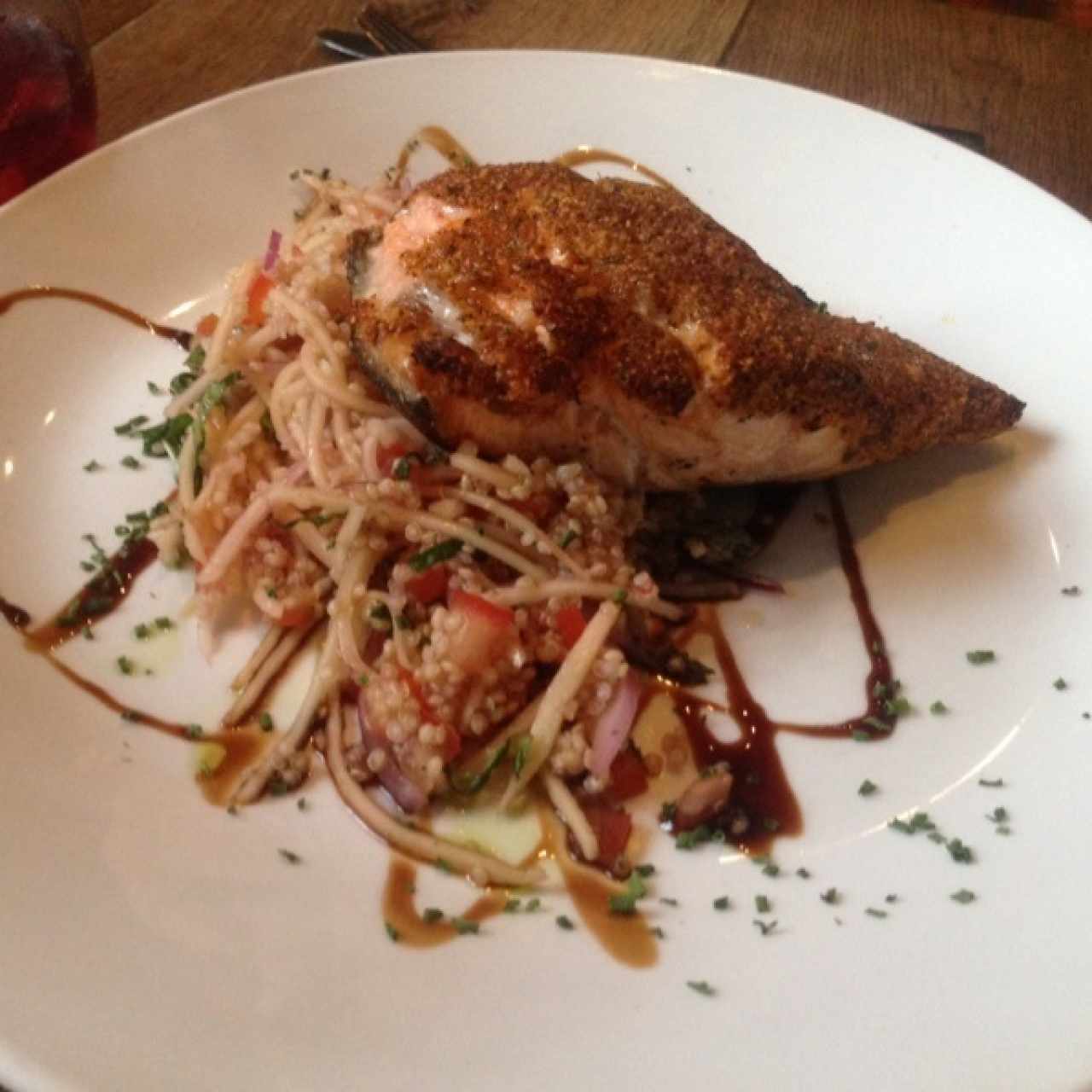 salmon con quinua 