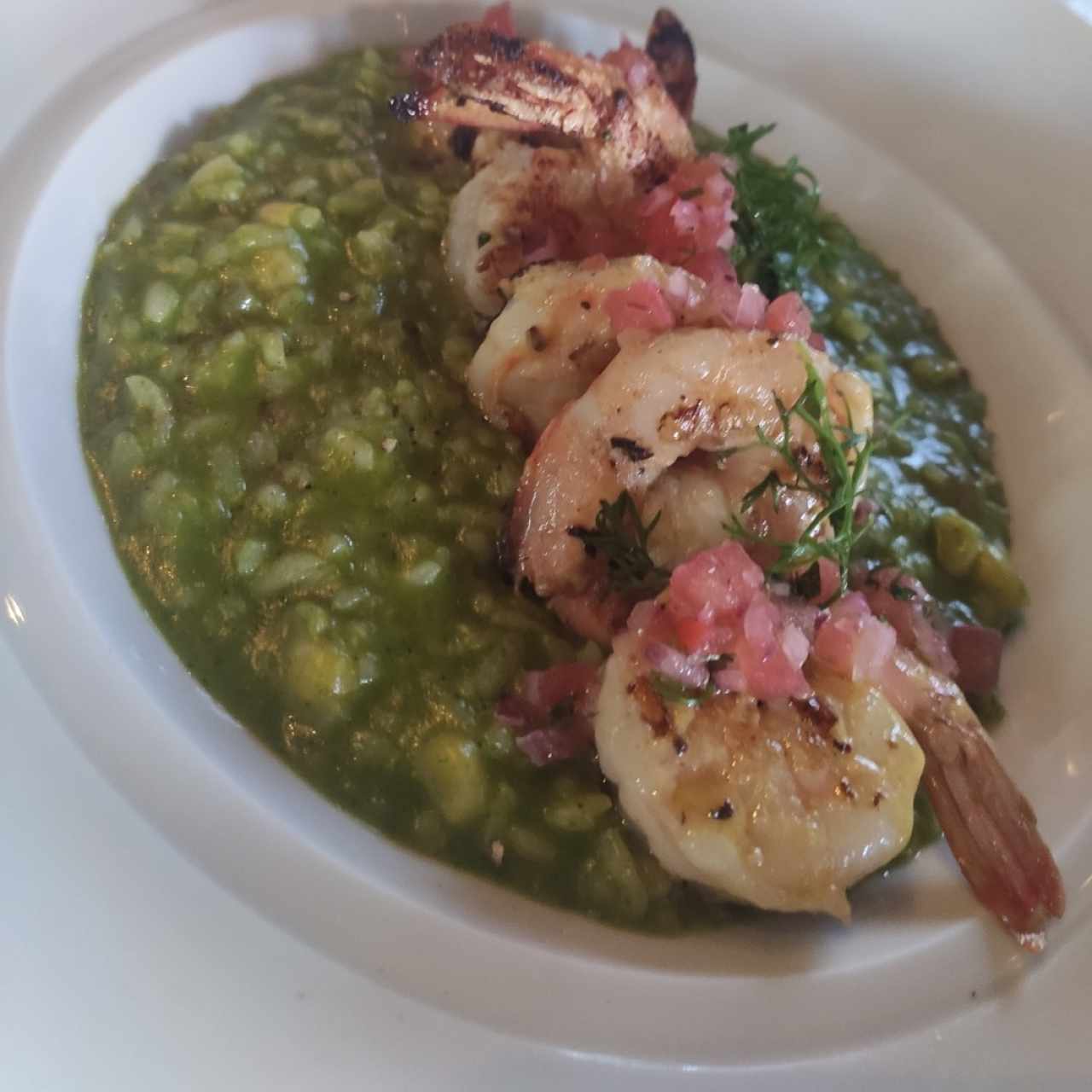 arroz con langostinos