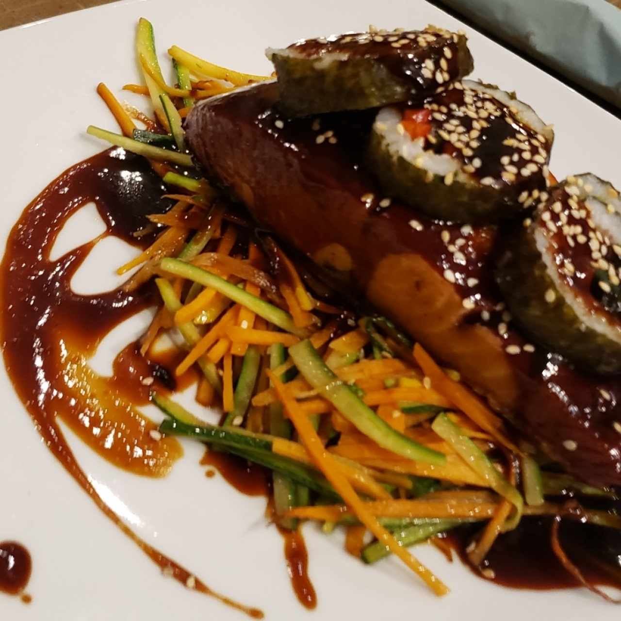 salmón Teriyaki 