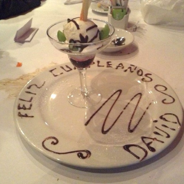 Postre de cumpleaños
