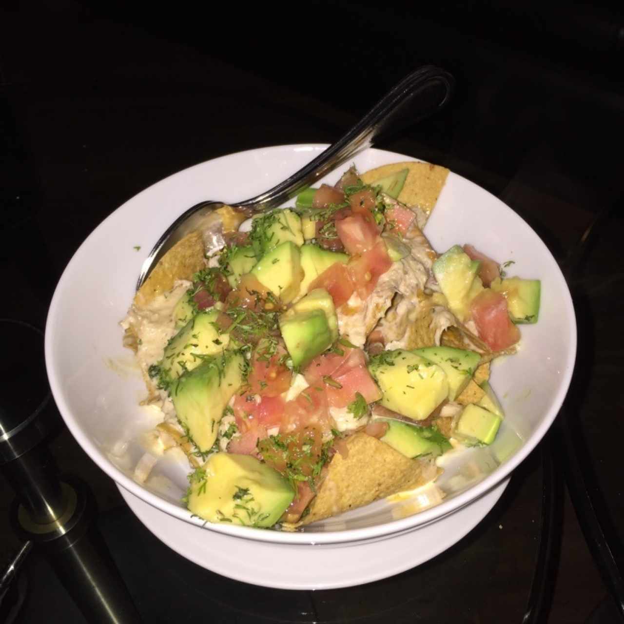 Nachos de cangrejo