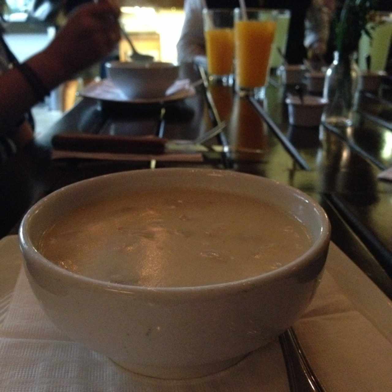 Crema de champiñones 