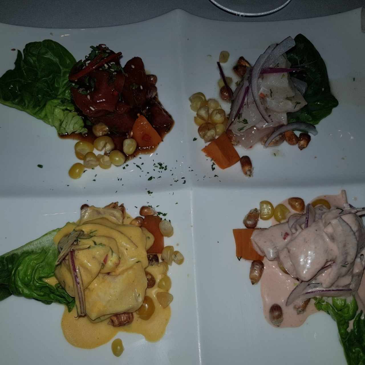 ceviche cuatro sabores