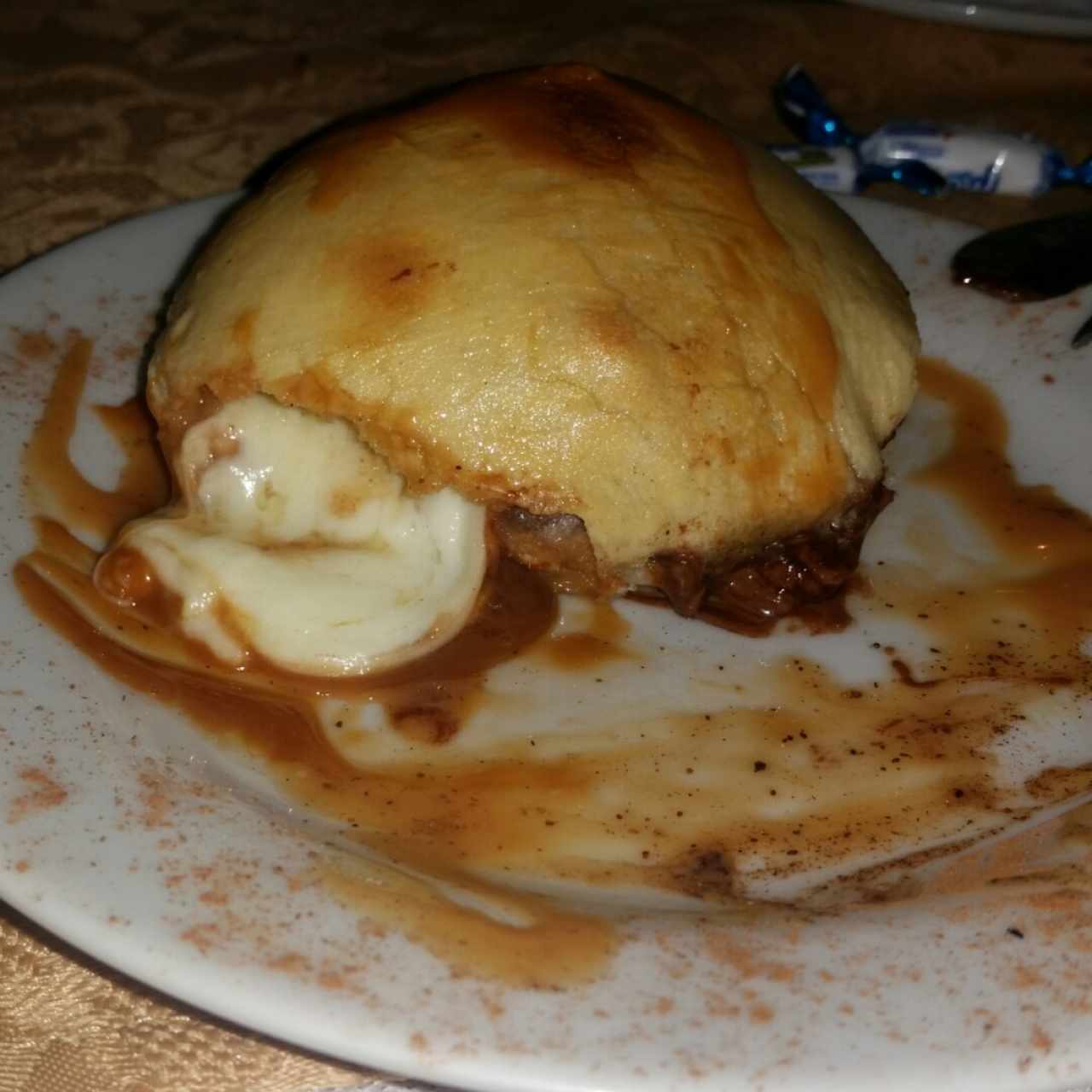 calzone mixto con queso