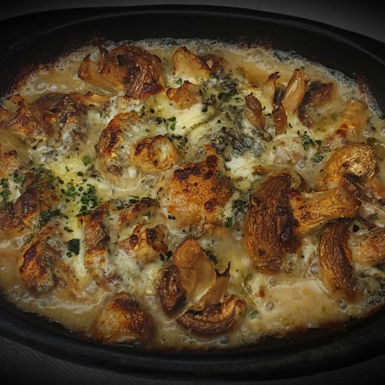 Champiñones Gorgonzola 