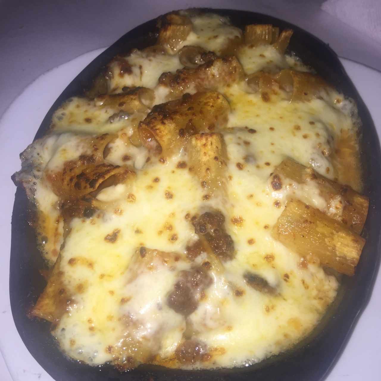 macarrones bolognesa gratinados 