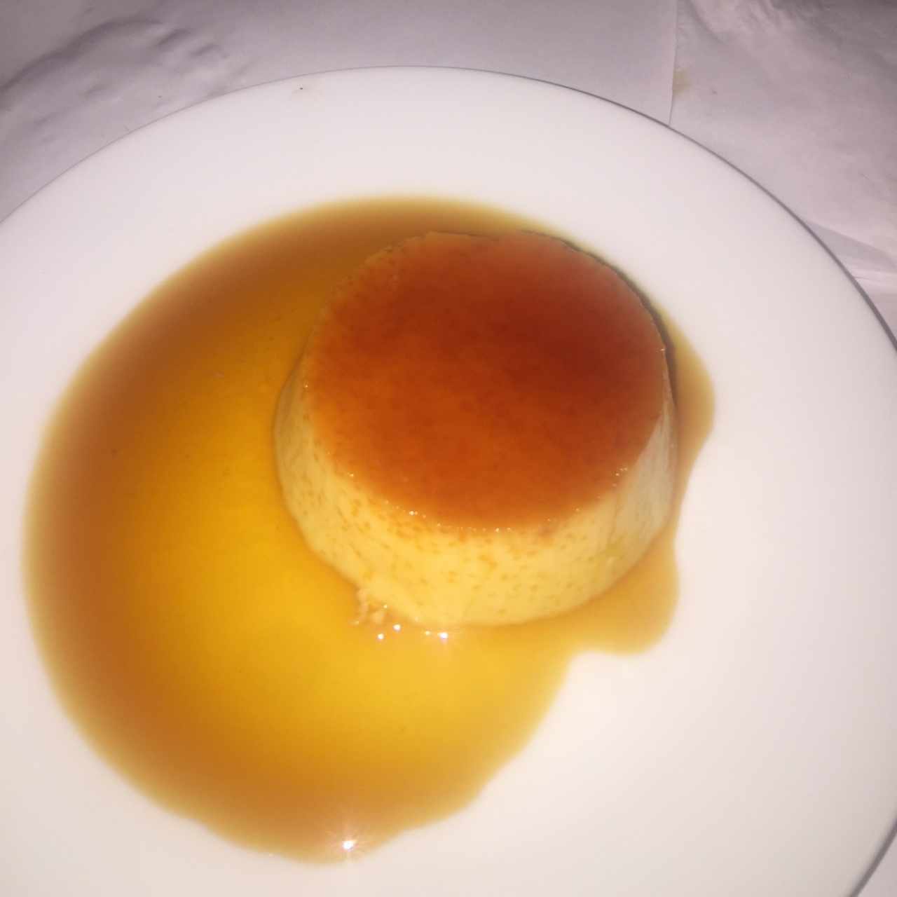 flan de caramelo 