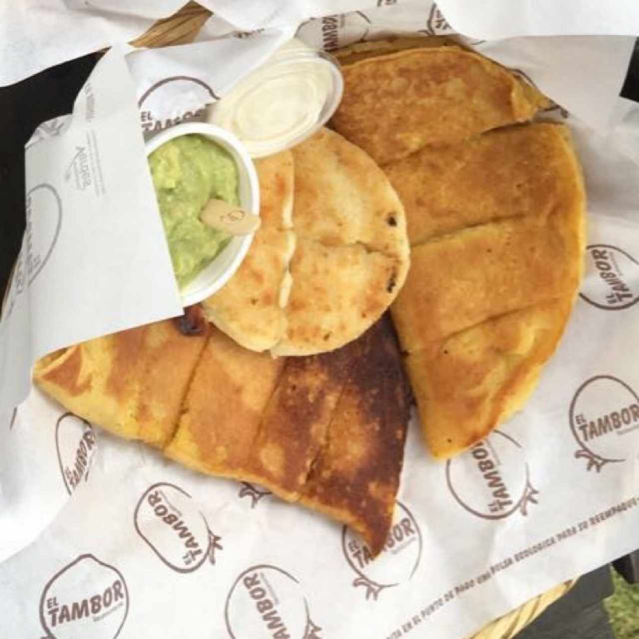 Arepa de choclo y blanca