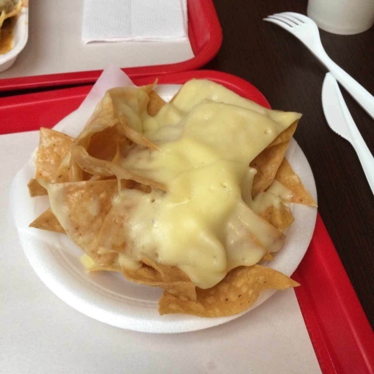 totopos con queso
