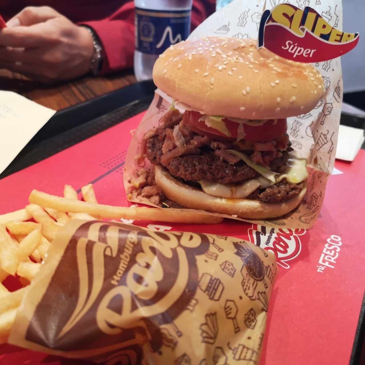 hamburguesa súper 