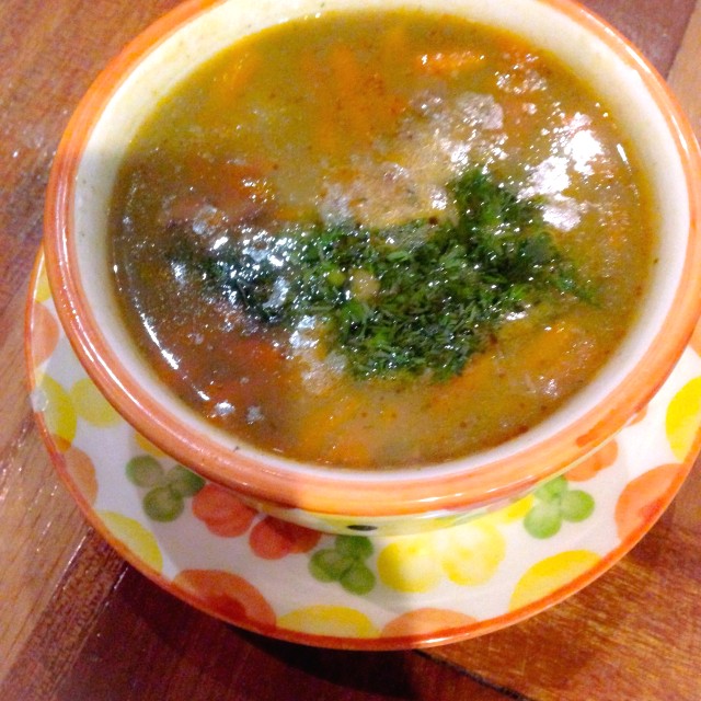 Sopa de plátano 