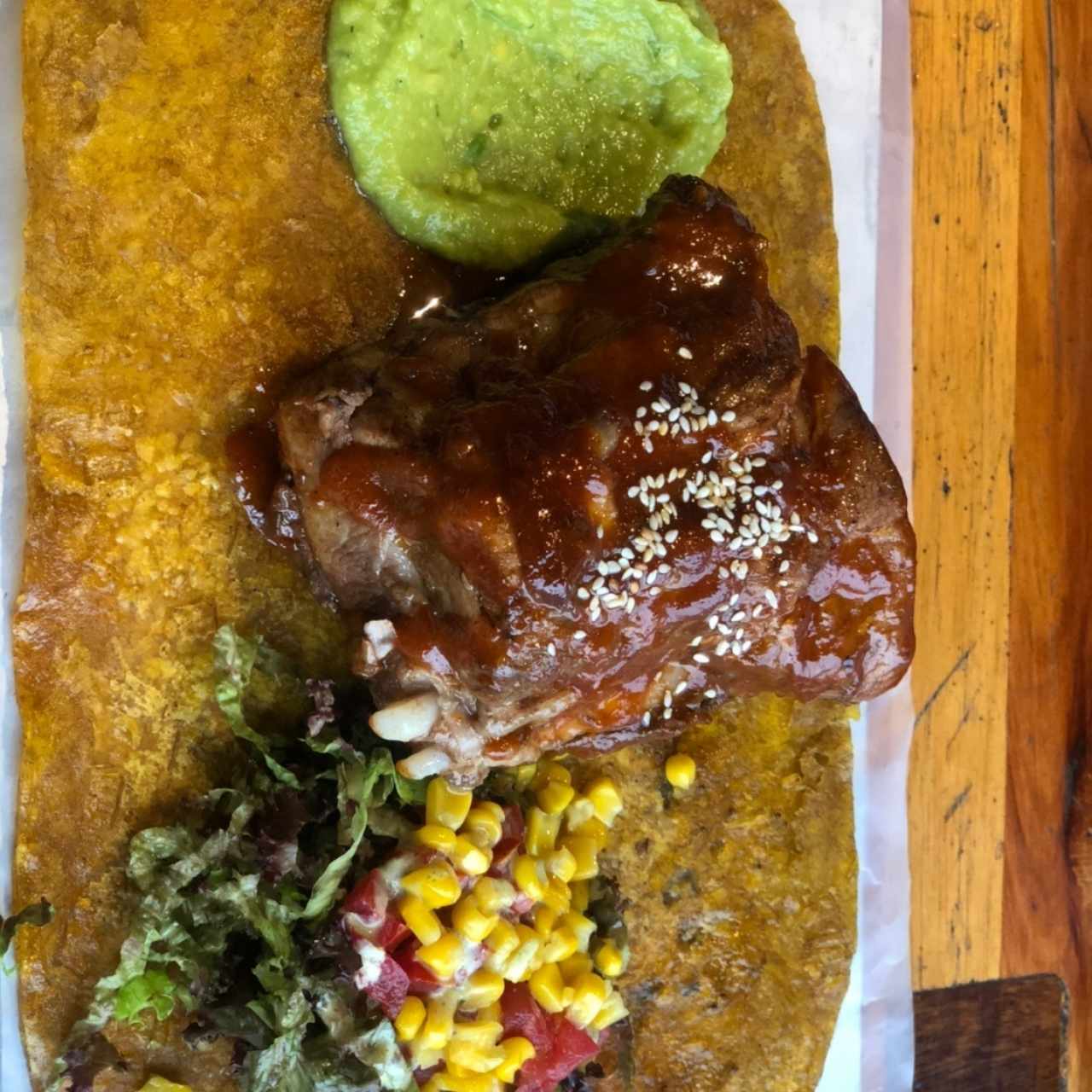 patacon y costillas