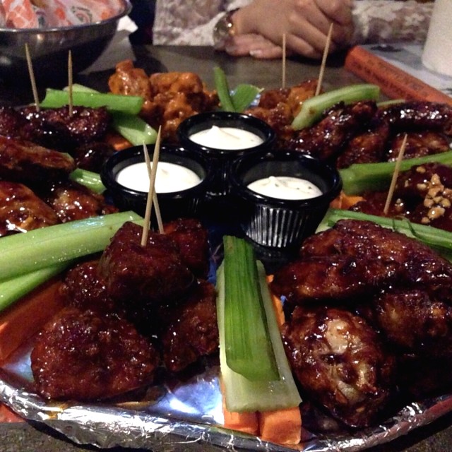 Sampler. Con todas las salsas 