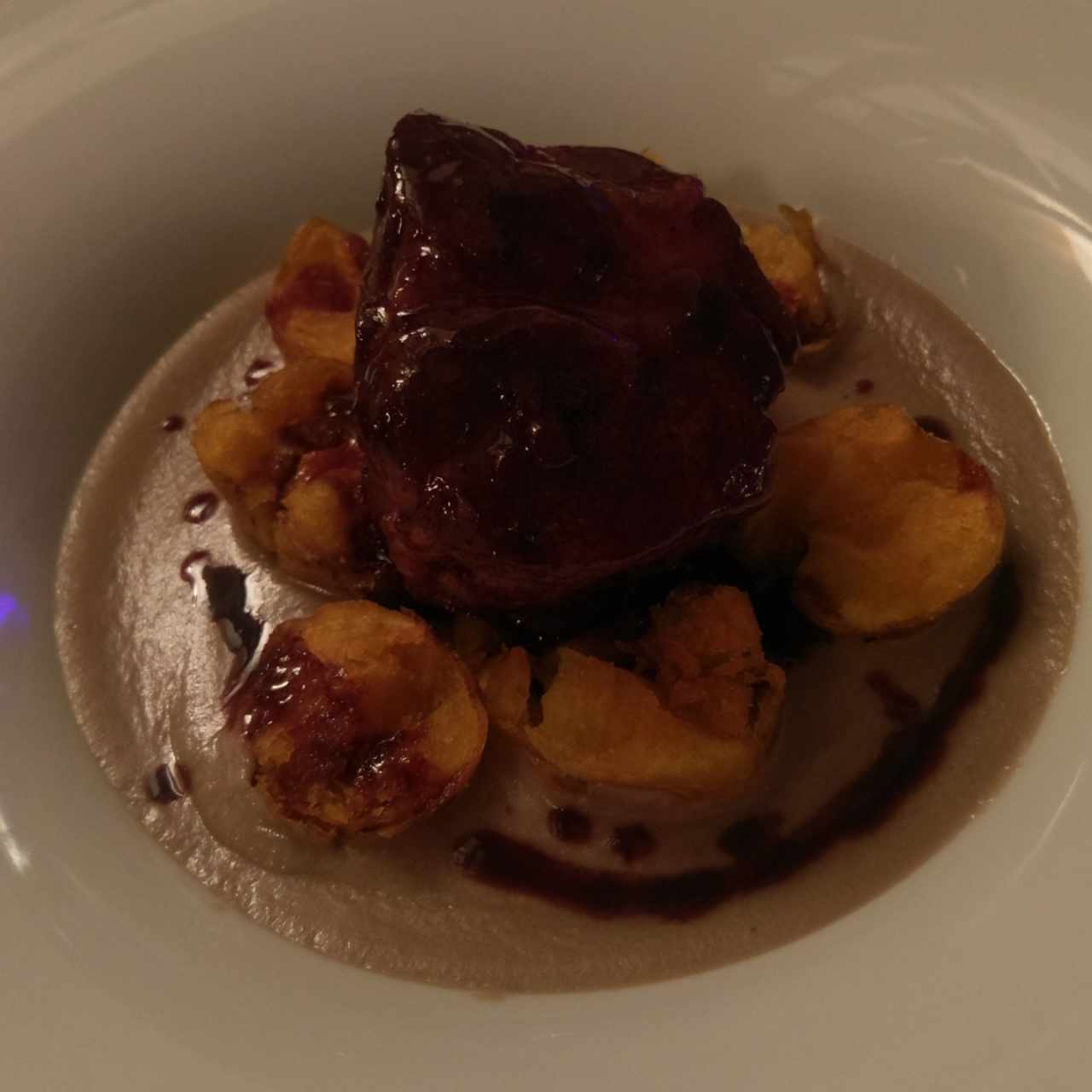 Bondiola a la crema de cubios (food week)