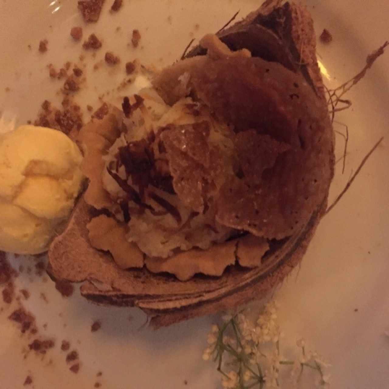 Postre de coco