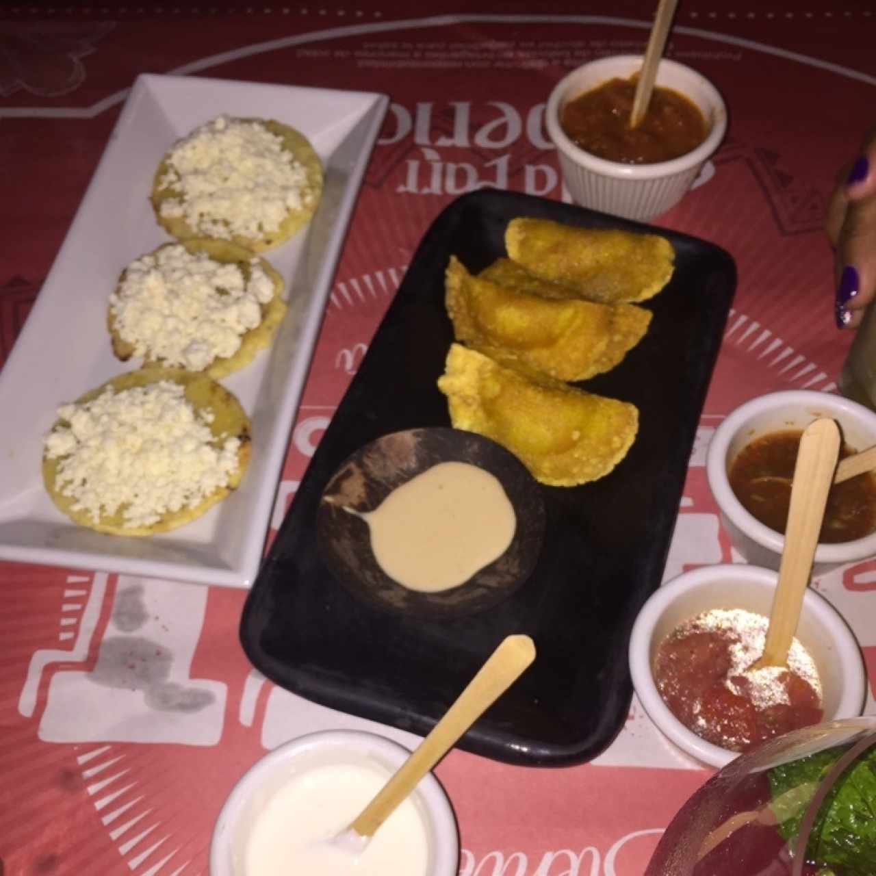 mixto de entradas