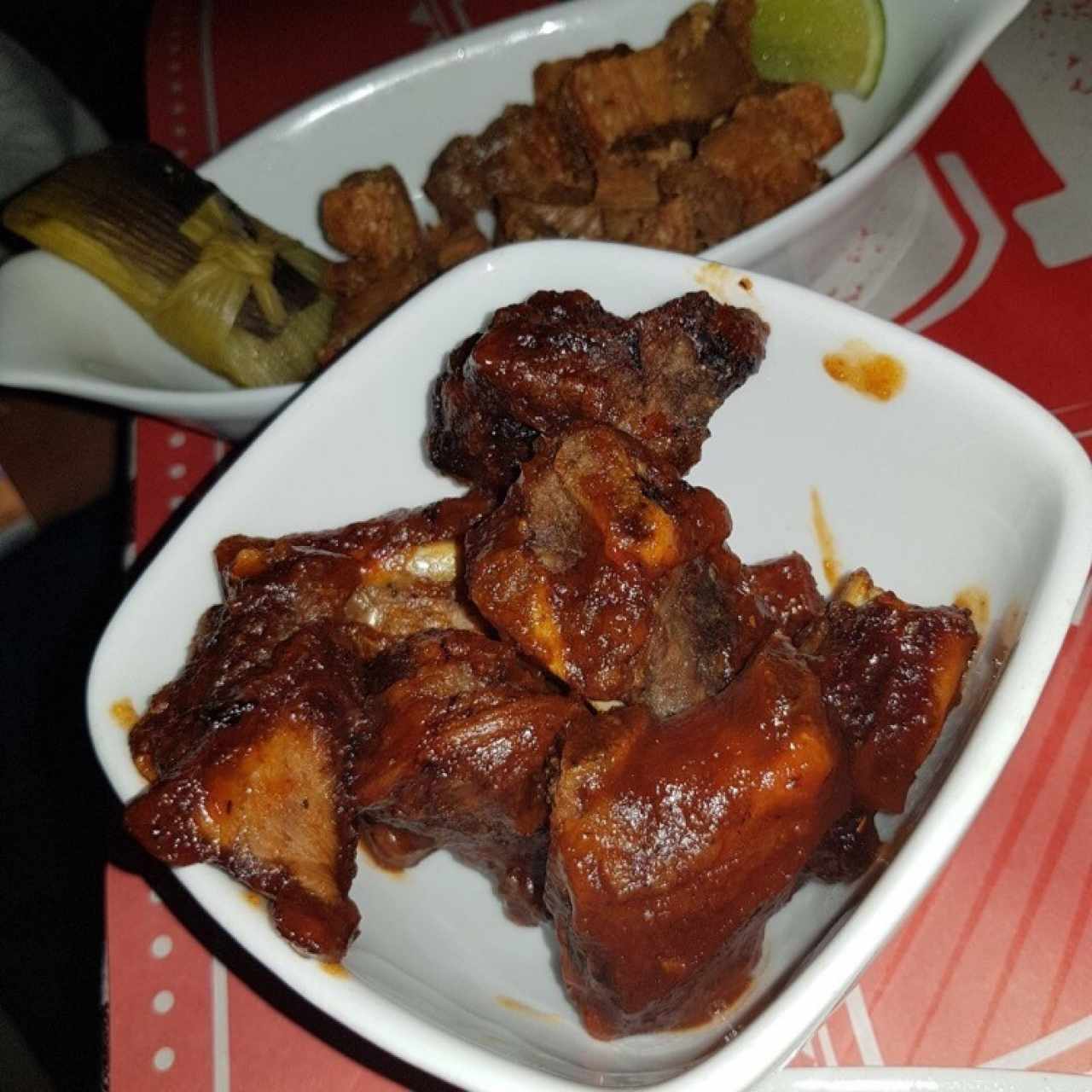 Costillitas con salsa de tamarindo