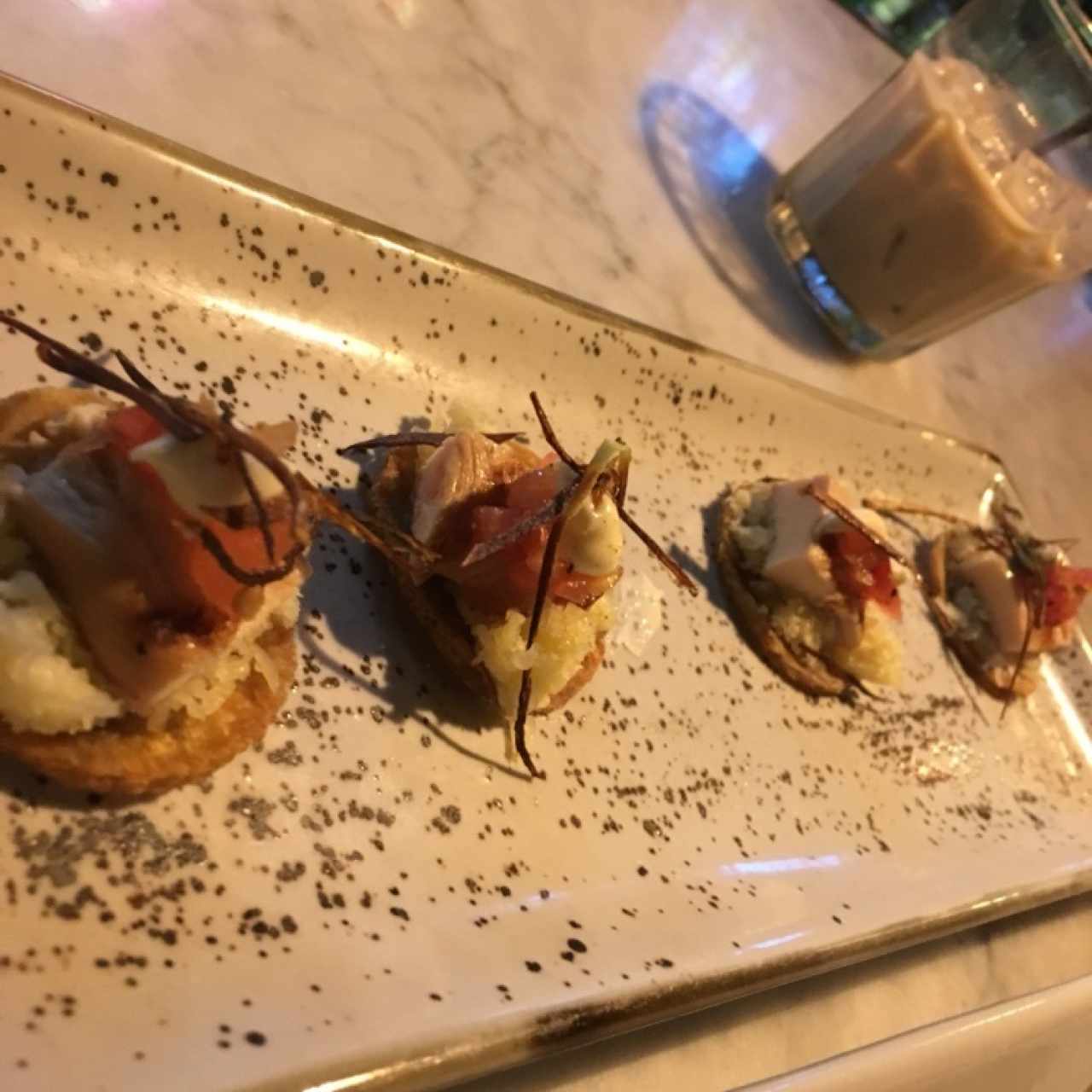 Patacones con pollo