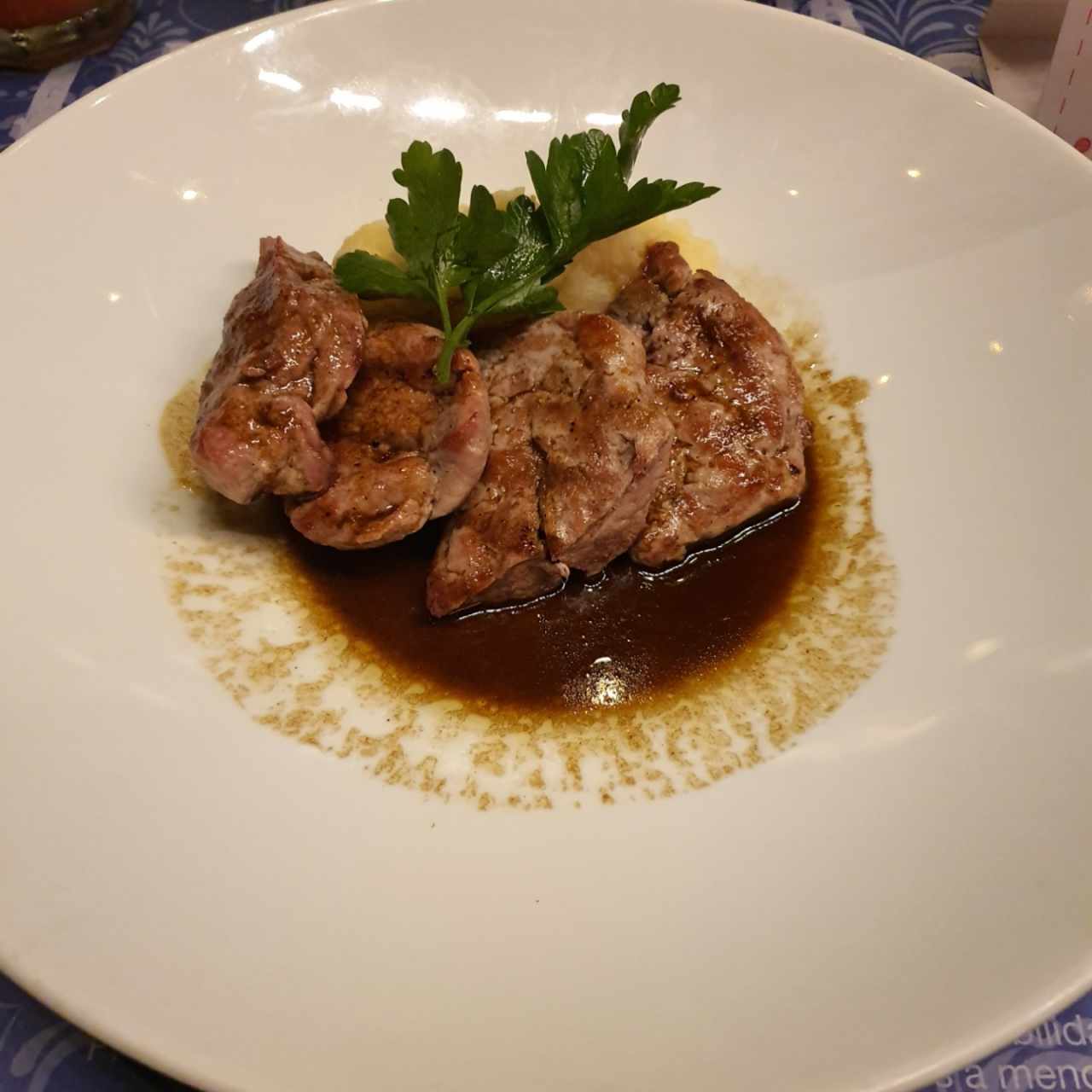 Solomito de Cerdo y Pure de Papas