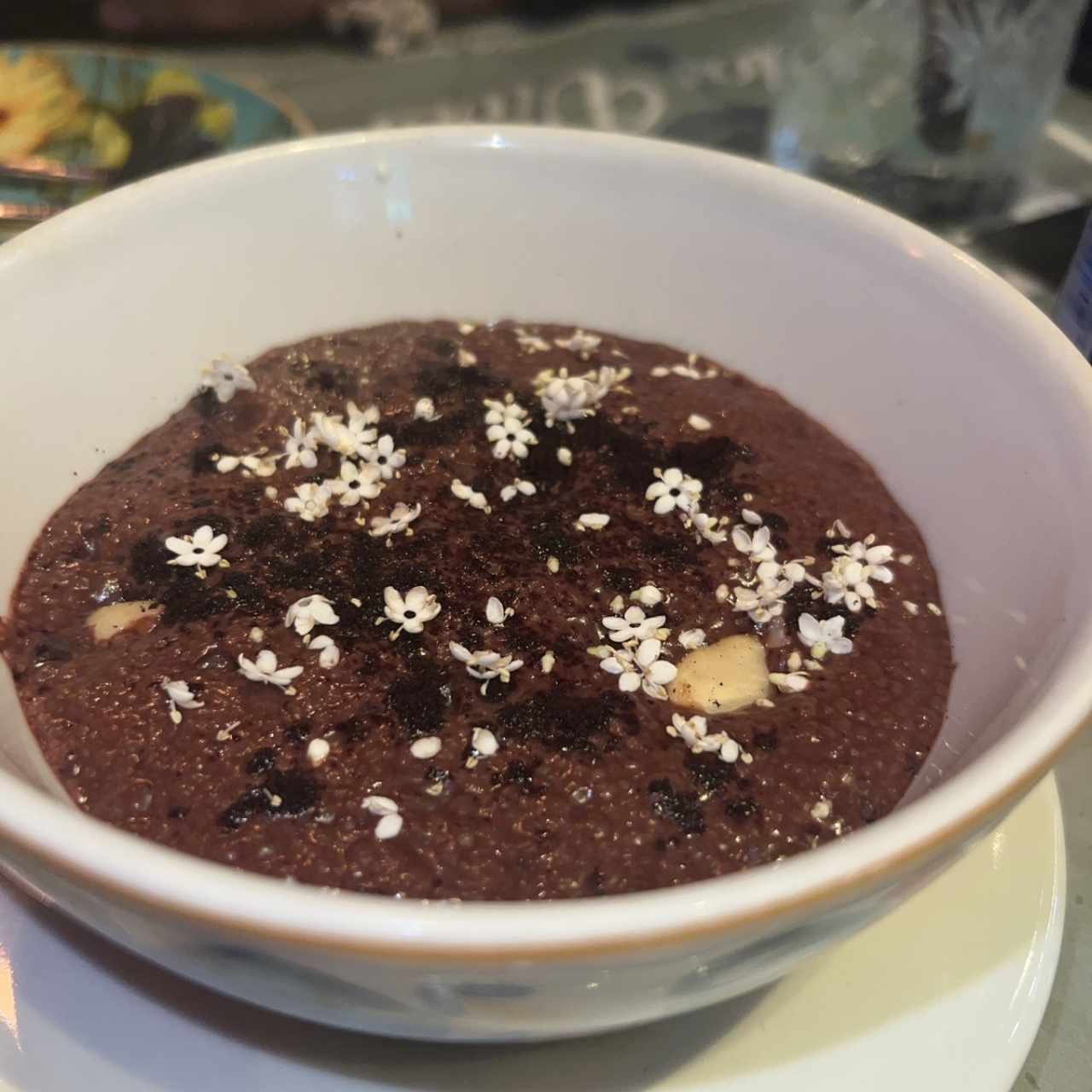 Panacota de chocolate blanco