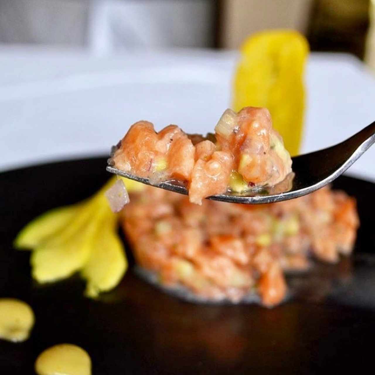 Entradas Frías - 	TARTAR DE SALMON
