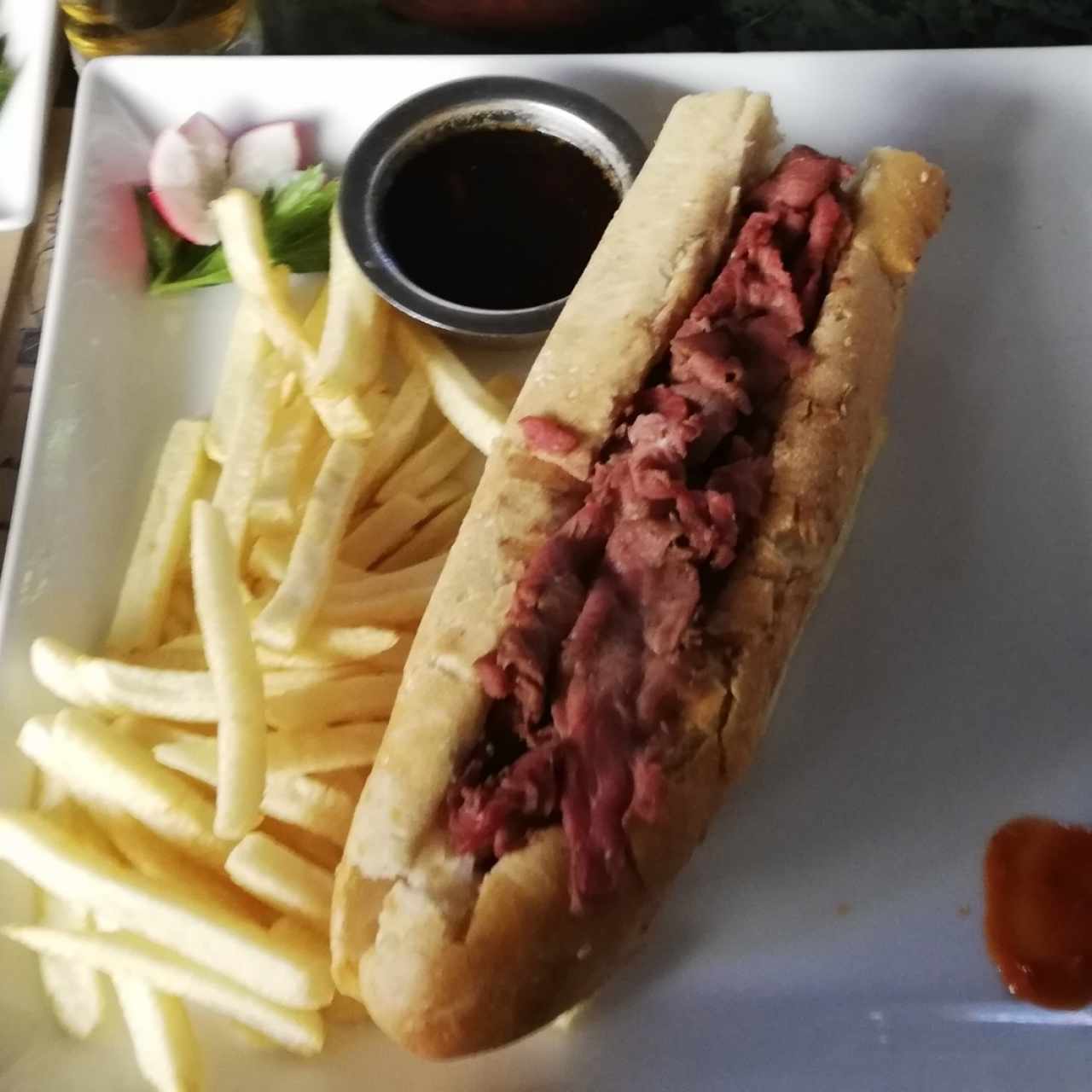 sándwich de roastbeef