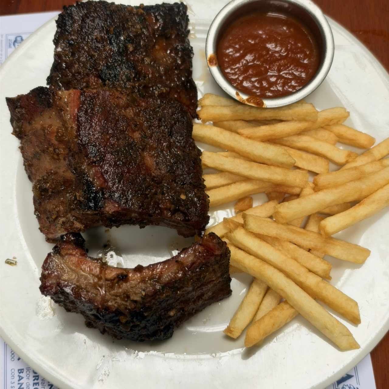 Costillas siper quemadas 
