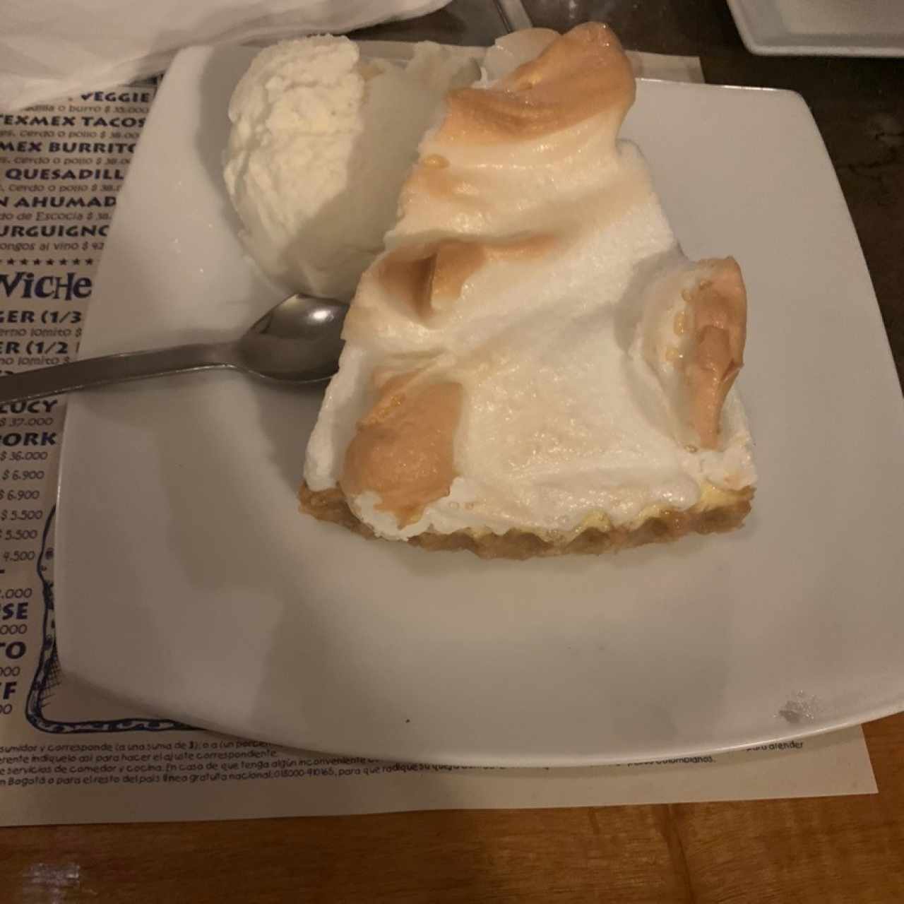 Pie de limon