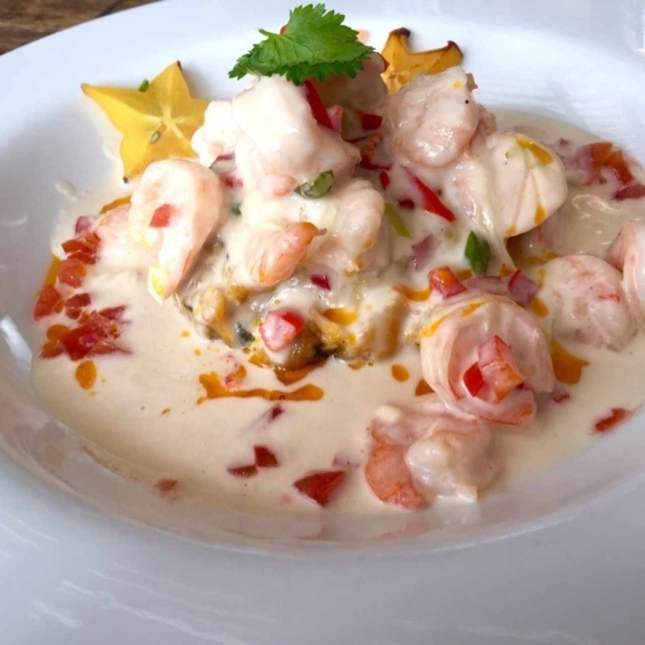 camarones achiote