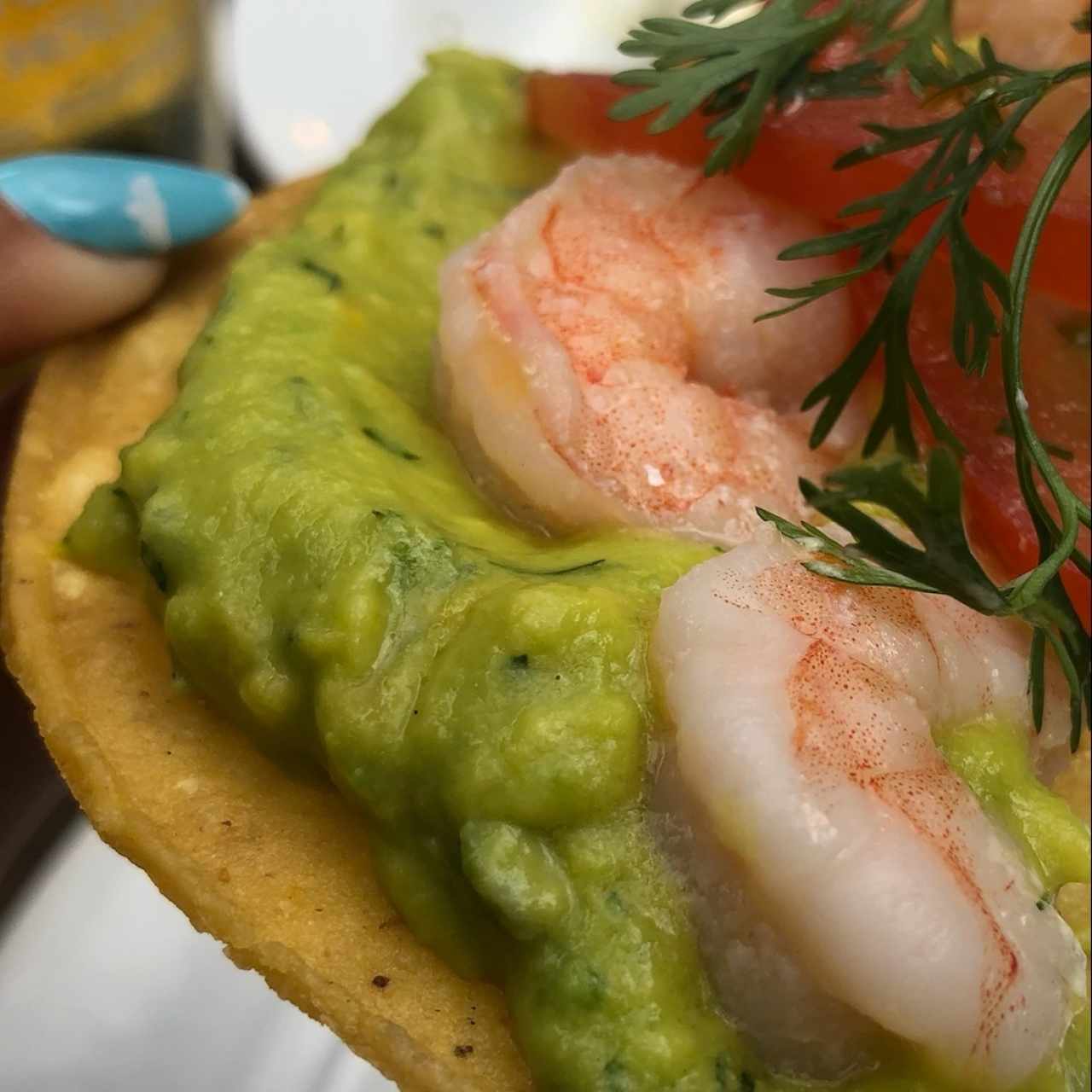 Taco de camarón
