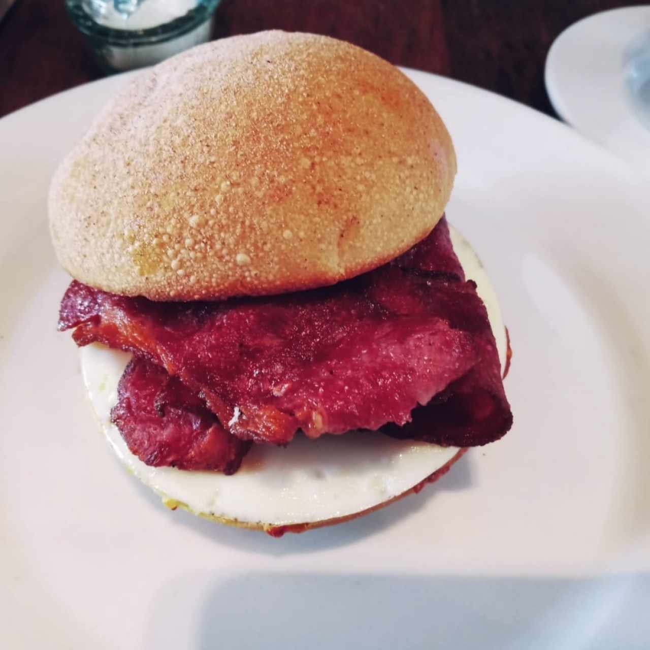 sandwiches de tocineta.