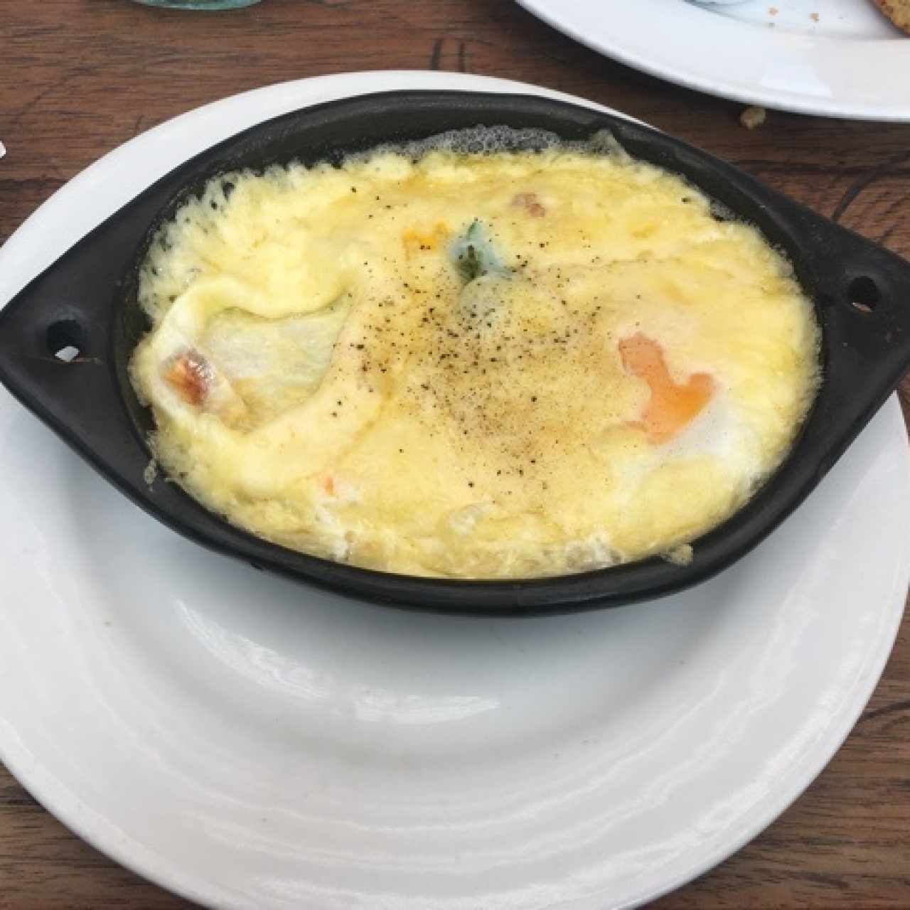 huevos en cazuela de barro