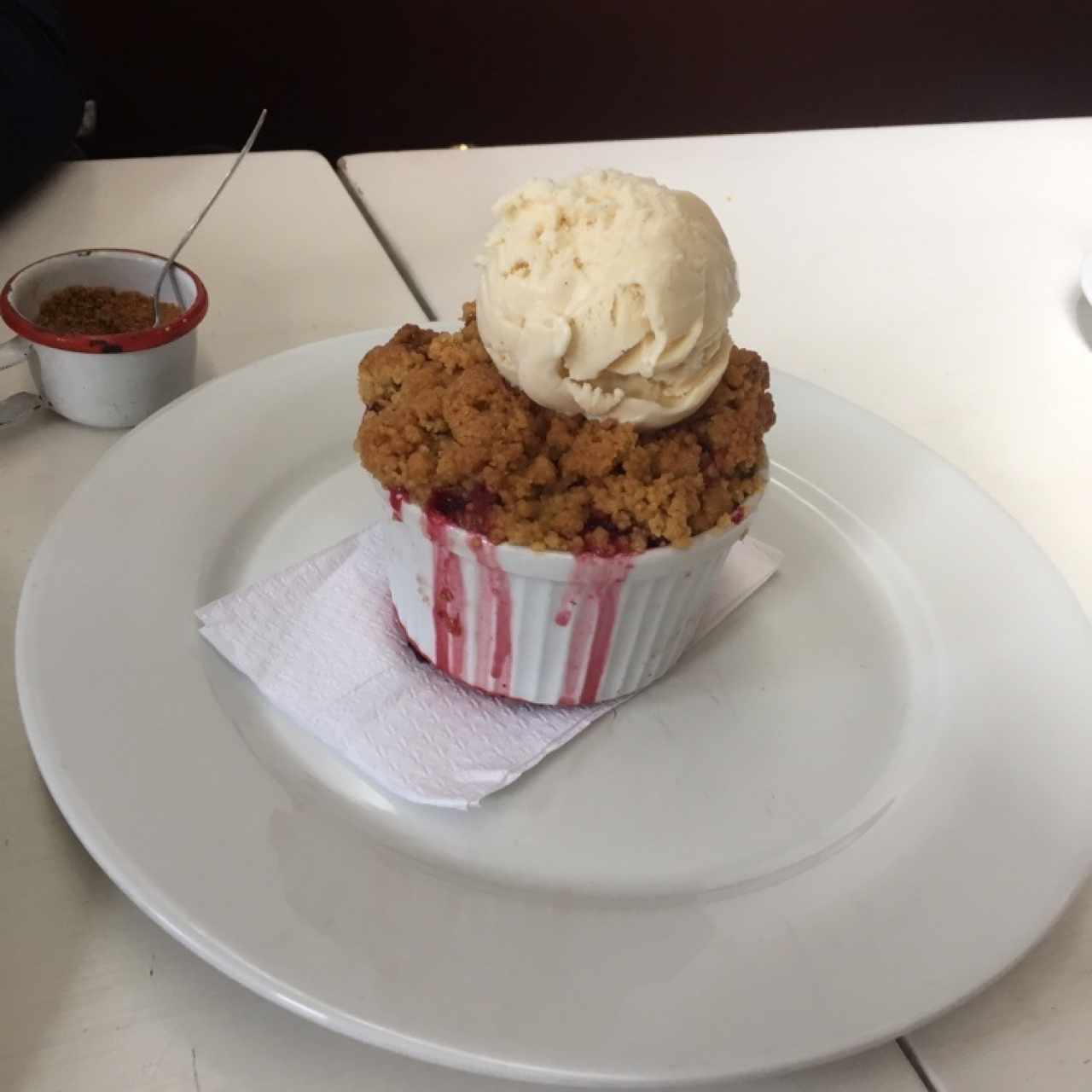 Crumble de manzana 